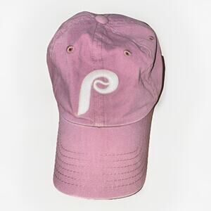 Vintage Philadelphia Phillies American Needle Adjustable Hat MLB Rare Washed Red